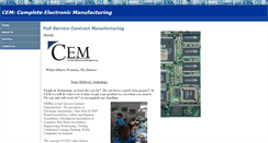 Desktop Screenshot of cemfg.net